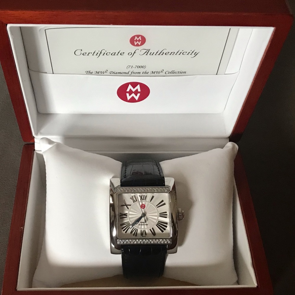 Michele Watch RARE RARE NWOT Michele diamond watch